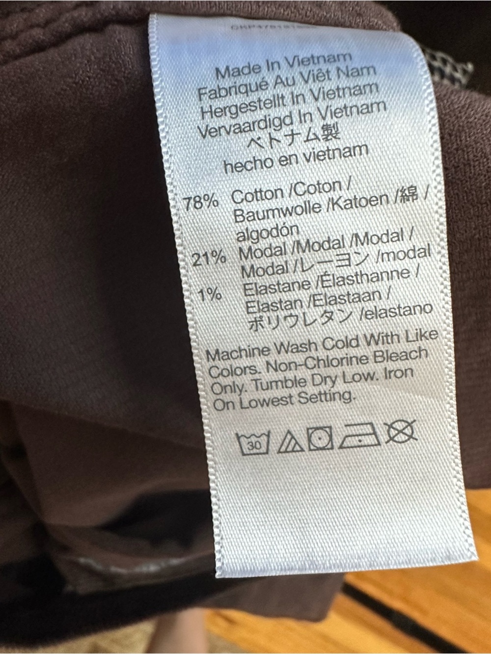 NWT Madewell Perfect Vintage Pant in Corduroy Dark Coffee 29 - Picture 9 of 10
